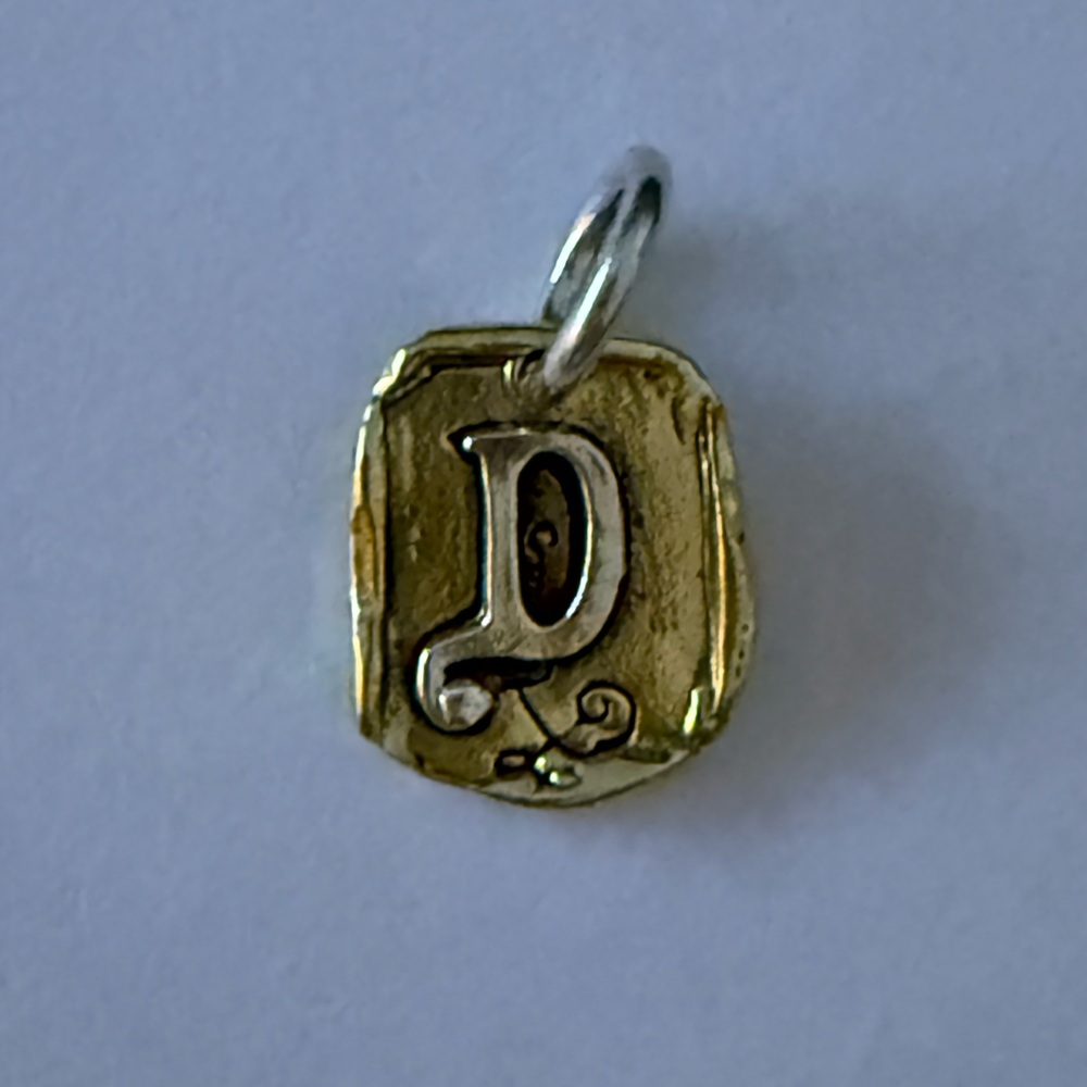RESERVED FOR DIVAD1122.  Waxing Poetic ‘D’ Initial Charm